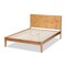 Baxton Studio Marana Modern Oak and Pine Finished Wood Queen Size Platform Bed 147-8083 - alternate 9